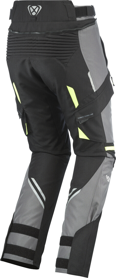 Ixon Midgard Pantaloni impermeabili pentru textile de motocicletă negru/gri/fluo-galben XL Figura 2