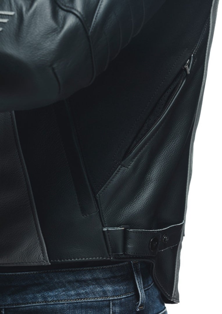 Dainese Racing 4 Motorcycle Leather Jacket grey/black 58 Figure 4