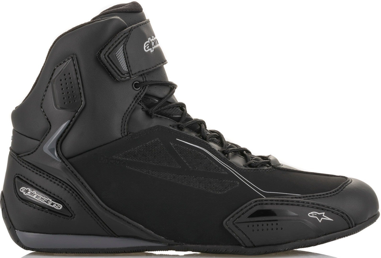 Alpinestars Stella Faster-3 Drystar Damer motorcykel sko Sort/sølv 10,5 (43) Figur 5