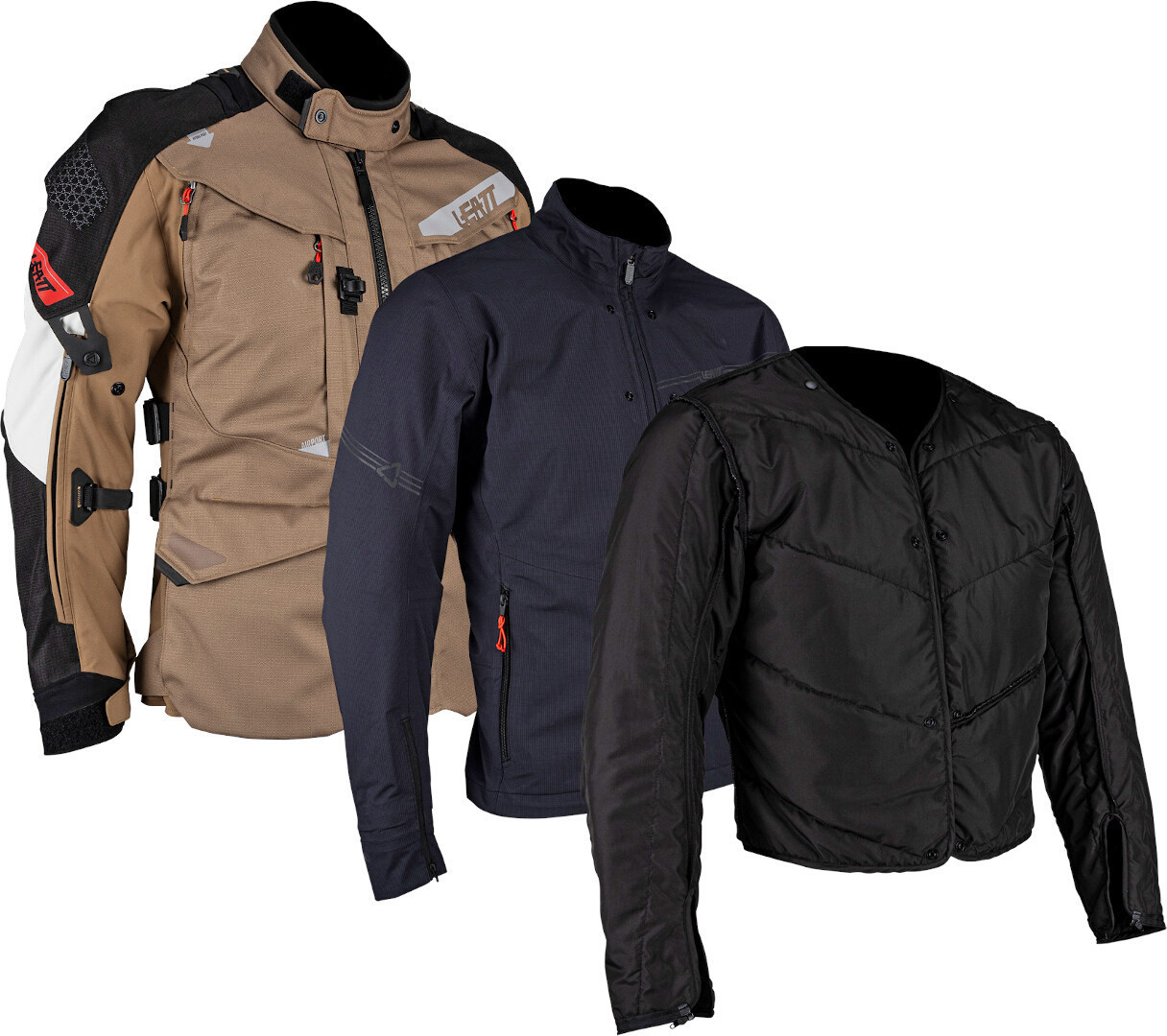 Side view of Leatt ADV Multitour 7.5 waterproof Textile Jacket