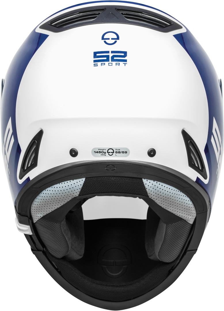 Schuberth S2 Sport Redux Helm wit/blauw S (55) Figuur 3