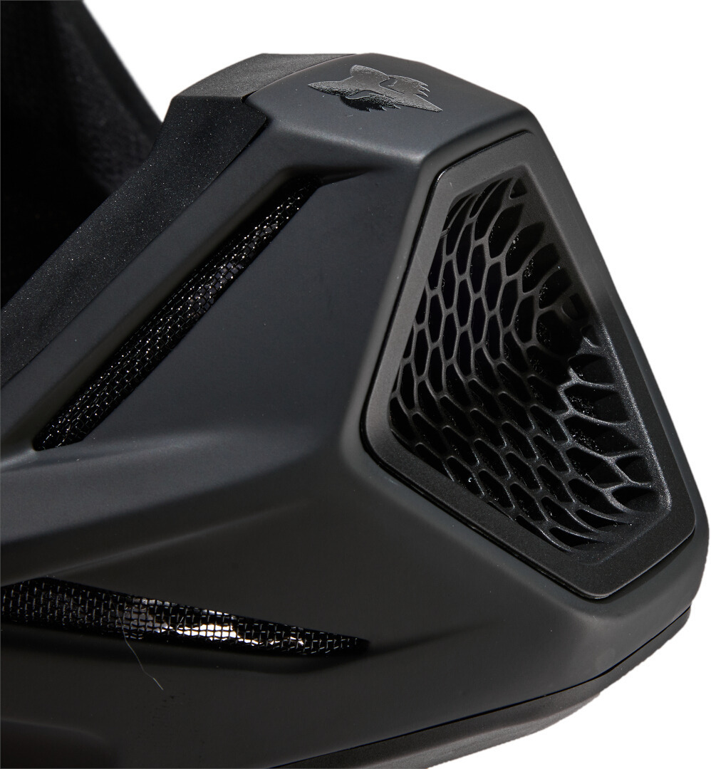 FOX V3 Solid Cască de motocross pentru tineret Black matt Y/M (51/52) Figura 3