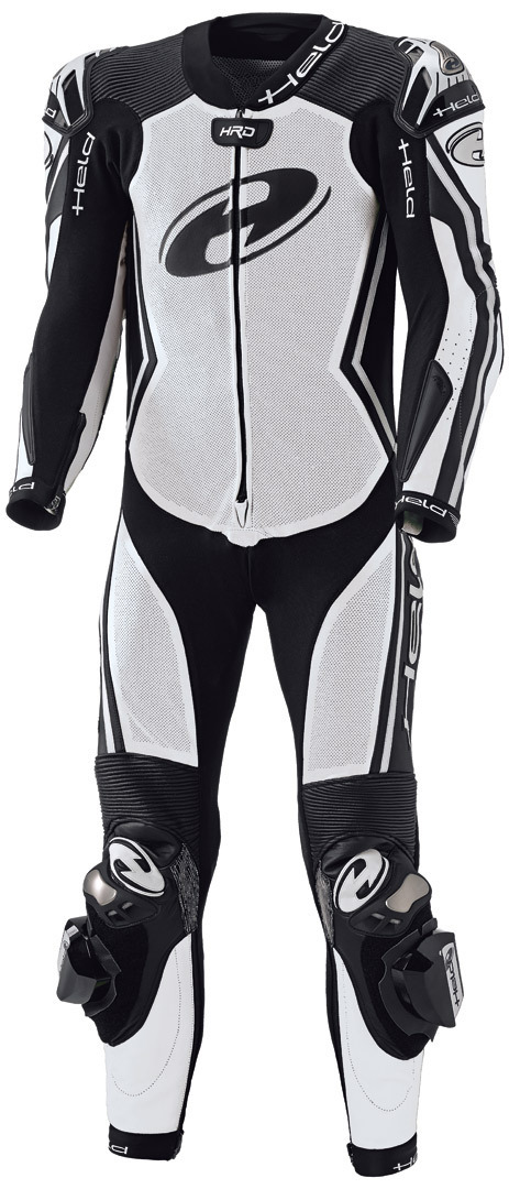 Held Full Speed One Piece Motorcycle Leather Suit white/black 52 Figure 1