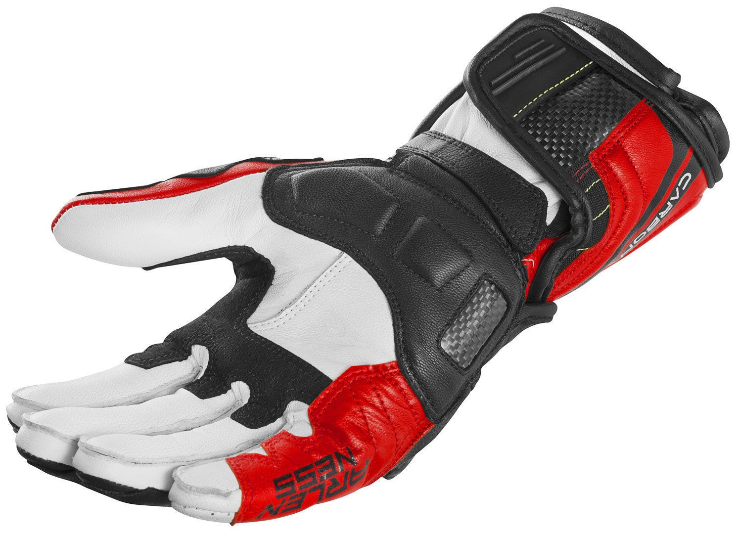 Arlen Ness RG-X Motorcykelhandsker sort/hvid/rød M Figur 2
