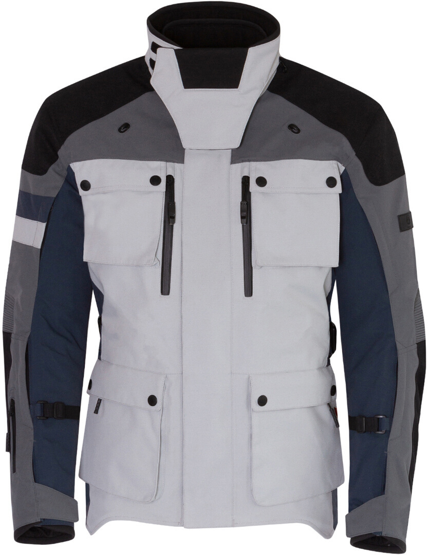 Merlin Solitude D3O Veste textile de moto bleu/gris 5XL Figure 1