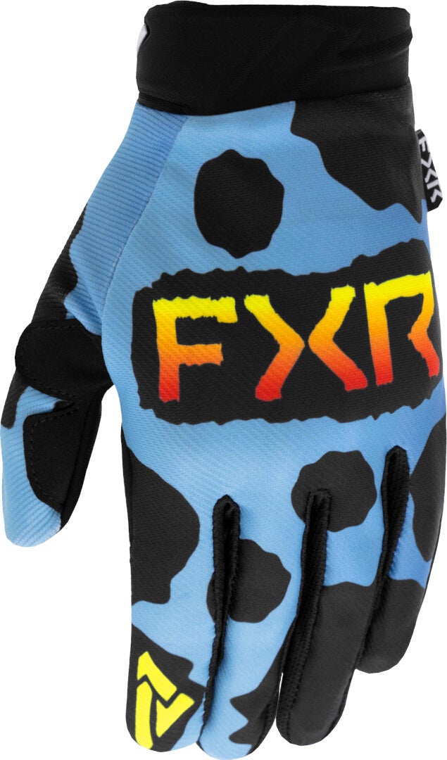 FXR Reflex 2023 Guanti da motocross blu/giallo/nero M Figura 1