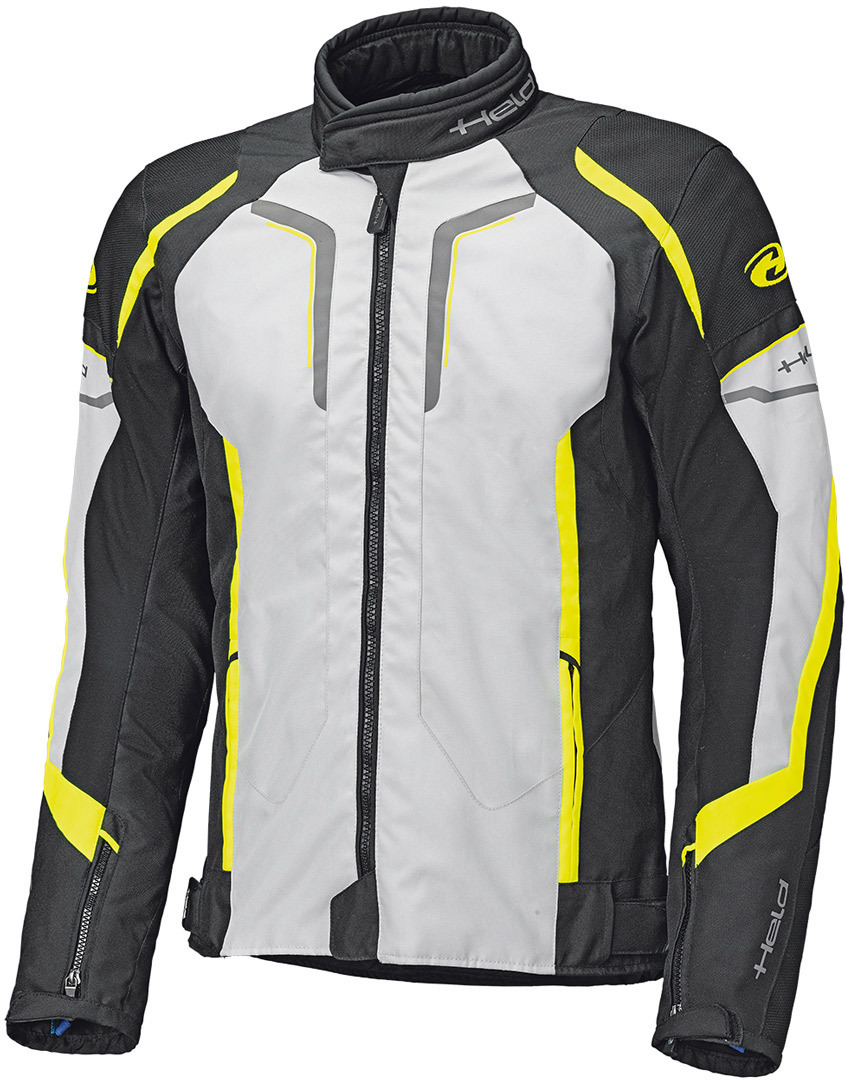 Held Smoke Jaqueta Têxtil de Motocicleta cinza/amarelo S Figura 1
