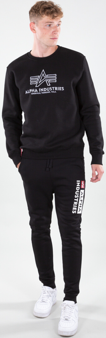 Alpha Industries Block-Logo Sweatpants (tröjor) svart XXL Figur 2