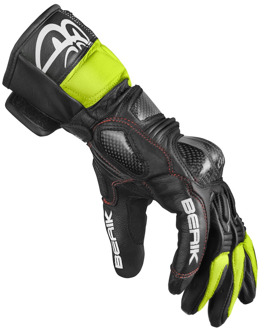 Berik Namib Pro Motorcykel handsker sort/neon S Figur 3