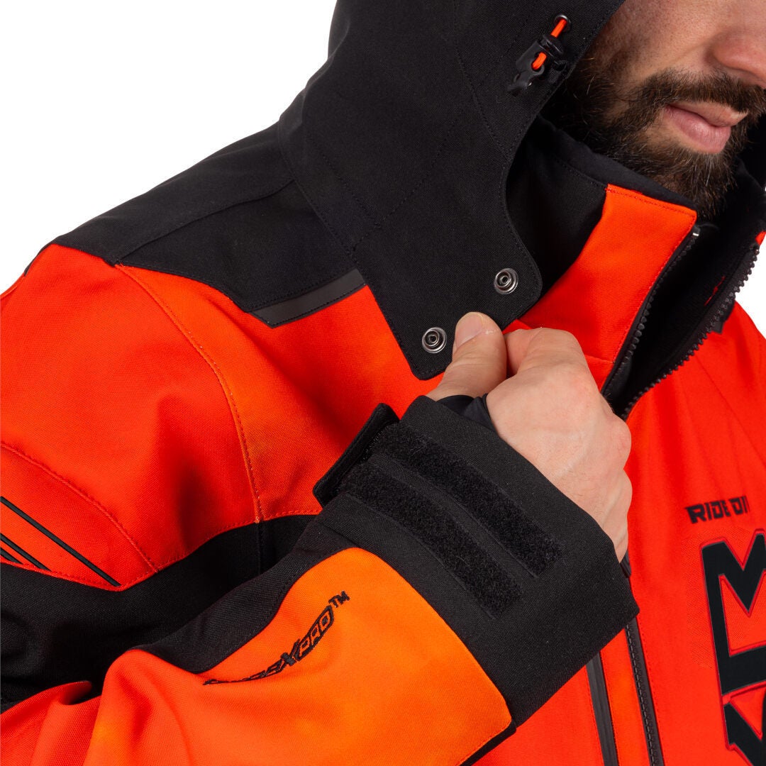 FXR Helium Lite 2025 1-delt snescooterdragt sort/orange 3XL Figur 3
