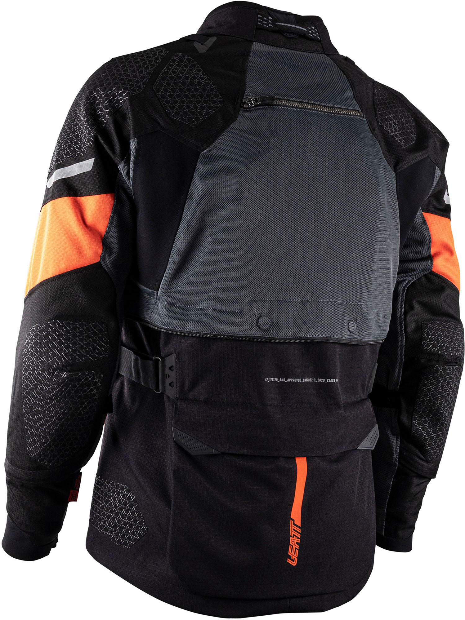 Leatt ADV Multitour 8.5 waterproof Textile Jacket grey/black/orange 2XL Figure 3