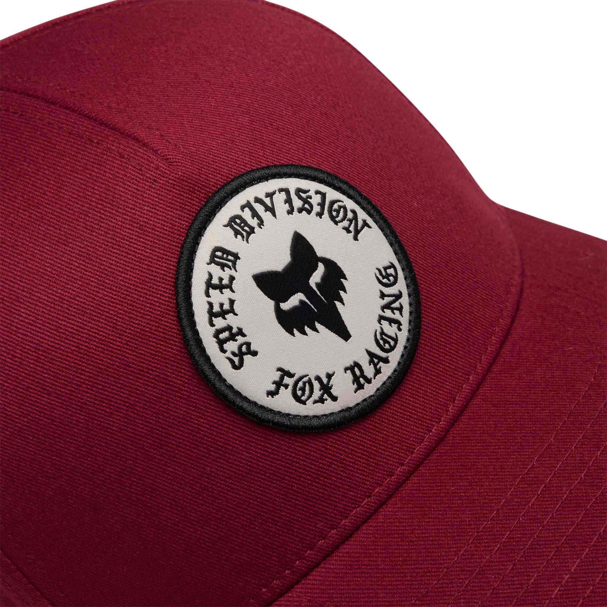 FOX Badge Capac Flexfit Roșu închis S/M Figura 3