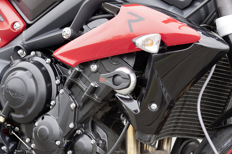 LSL Krockskydd monteringssats Aluminium - Triumph 675 Street Triple Figur 1