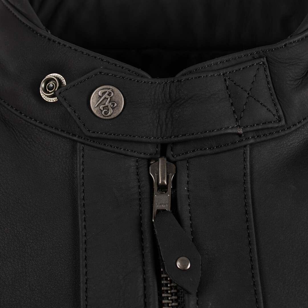 Rusty Stitches Dorian Blouson en cuir de moto noir M Figure 8