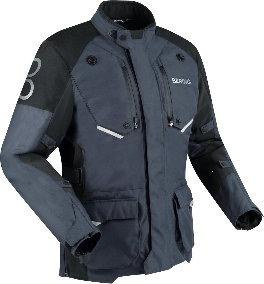 Bering Calgary veste textile de moto imperméable noir/gris XXL Figure 1