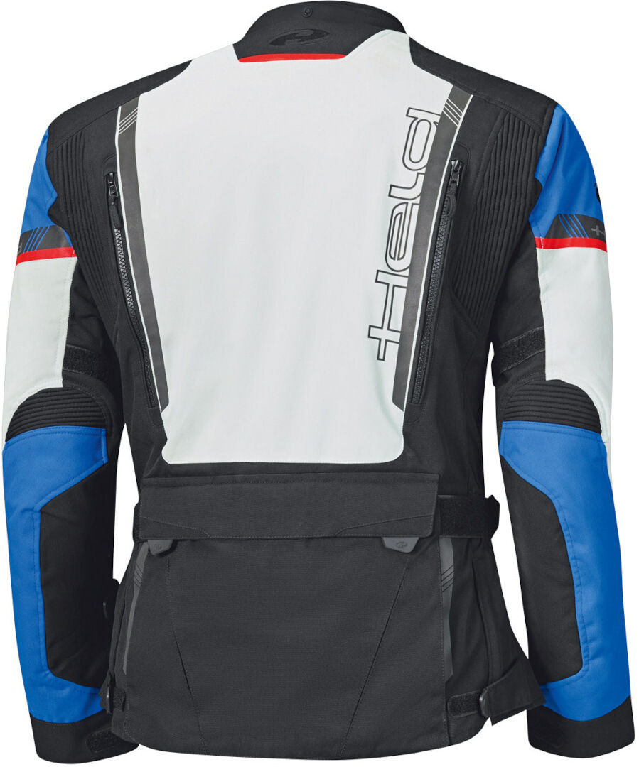 Held Tridale Top waterproof Motocycle Textile Jacket light grey/blue/red M Figure 2