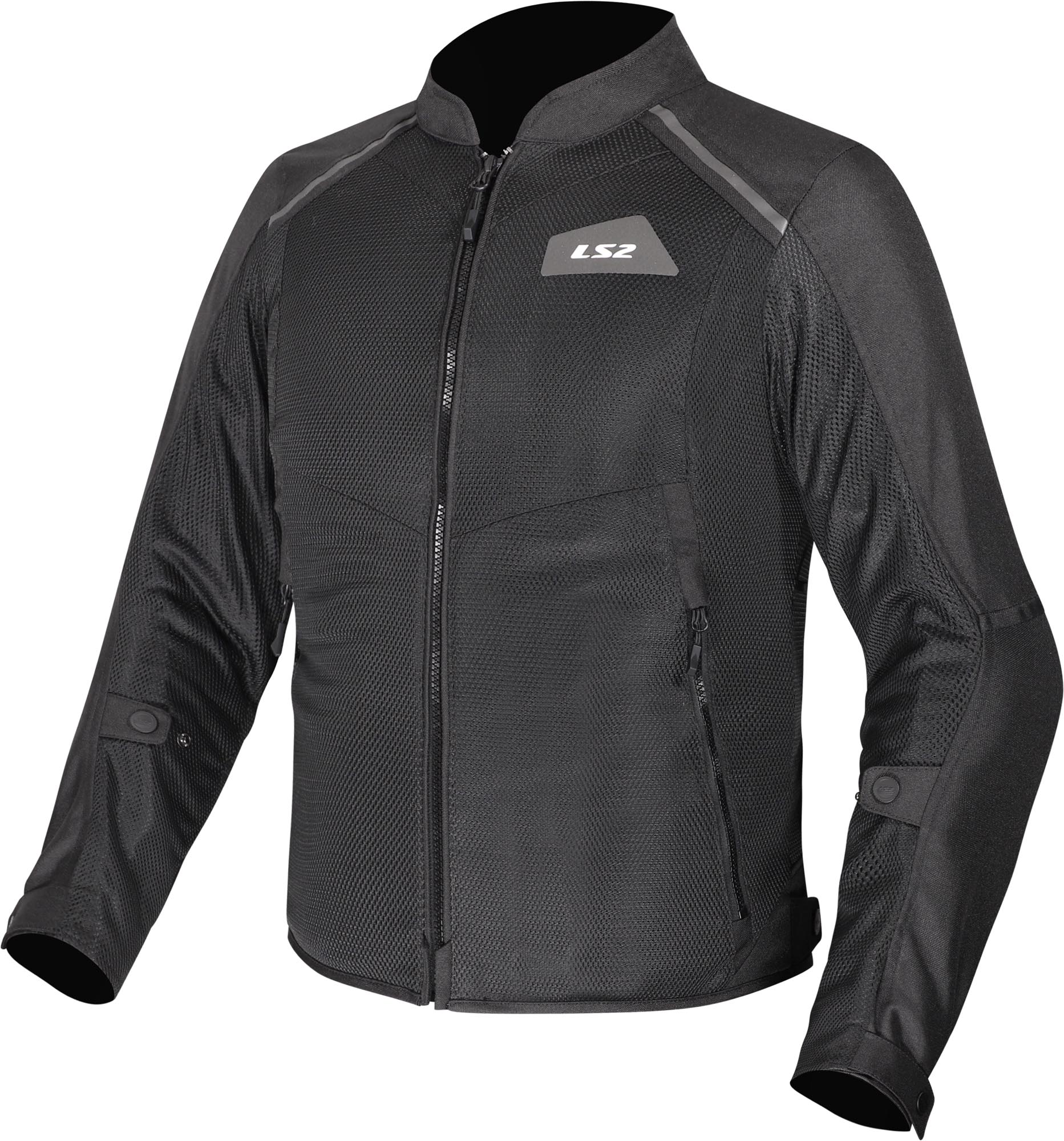 LS2 Breeze Motorrad Textiljacke schwarz 4XL Abbildung 1