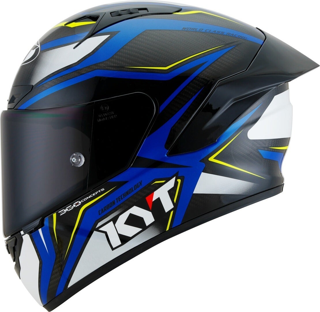 KYT NZ Race Carbon Stride Casco blu S (55/56) Figura 5