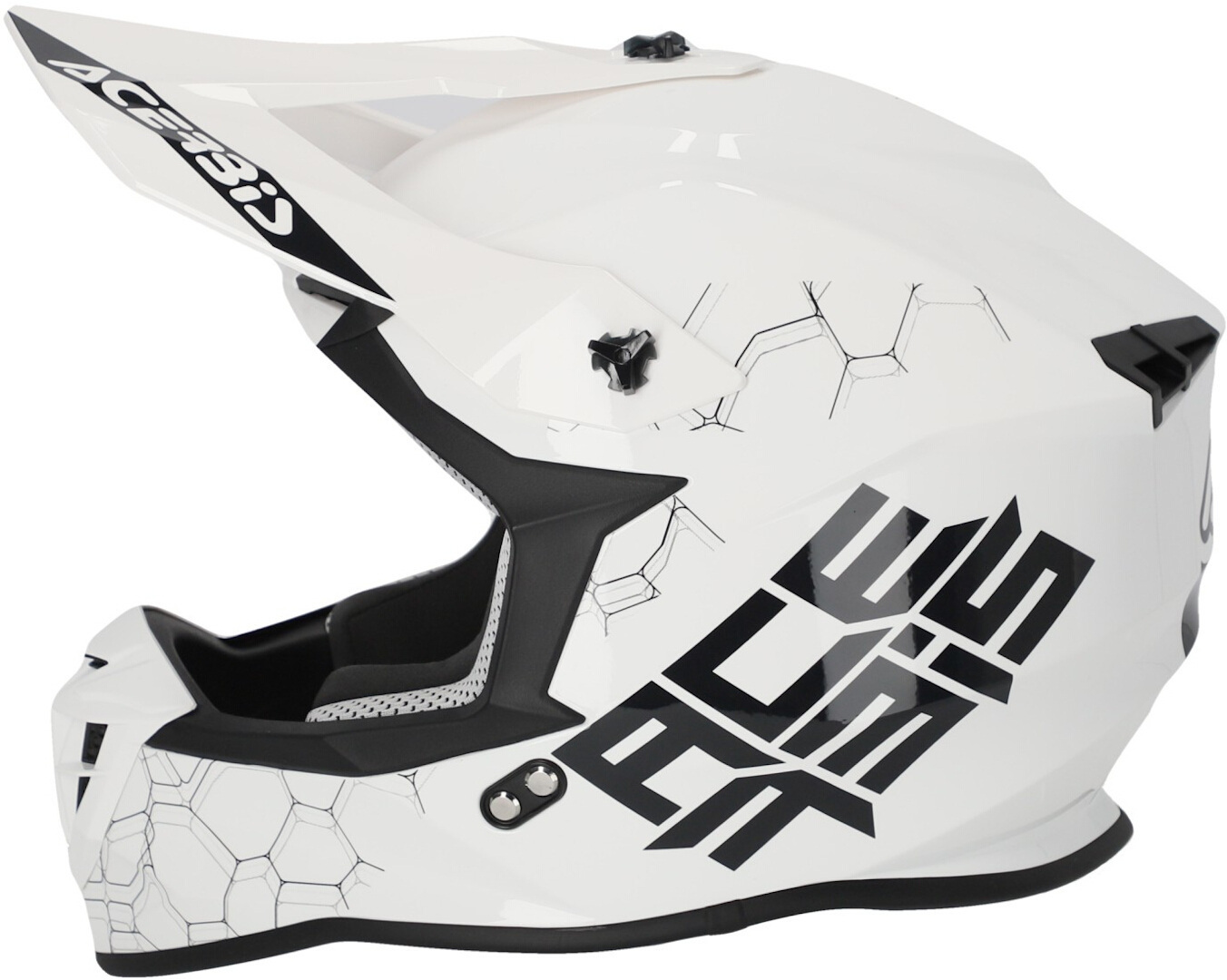 Acerbis Linear Solid 2024 모토크로스 헬멧 하얀 남성 (57/58) 그림 3