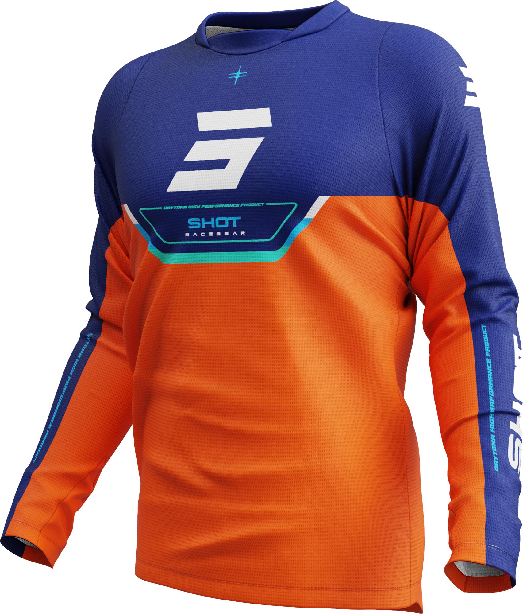 Shot Devo Daytona Motocross Jersey orange S Abbildung 1