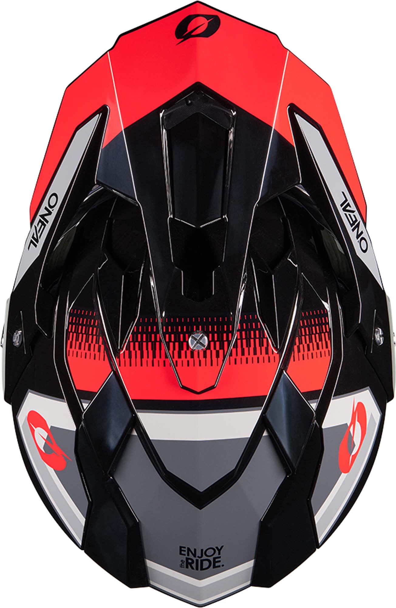 Oneal Sierra Strato Enduro Helm schwarz/grau/rot M (57/58) Abbildung 4