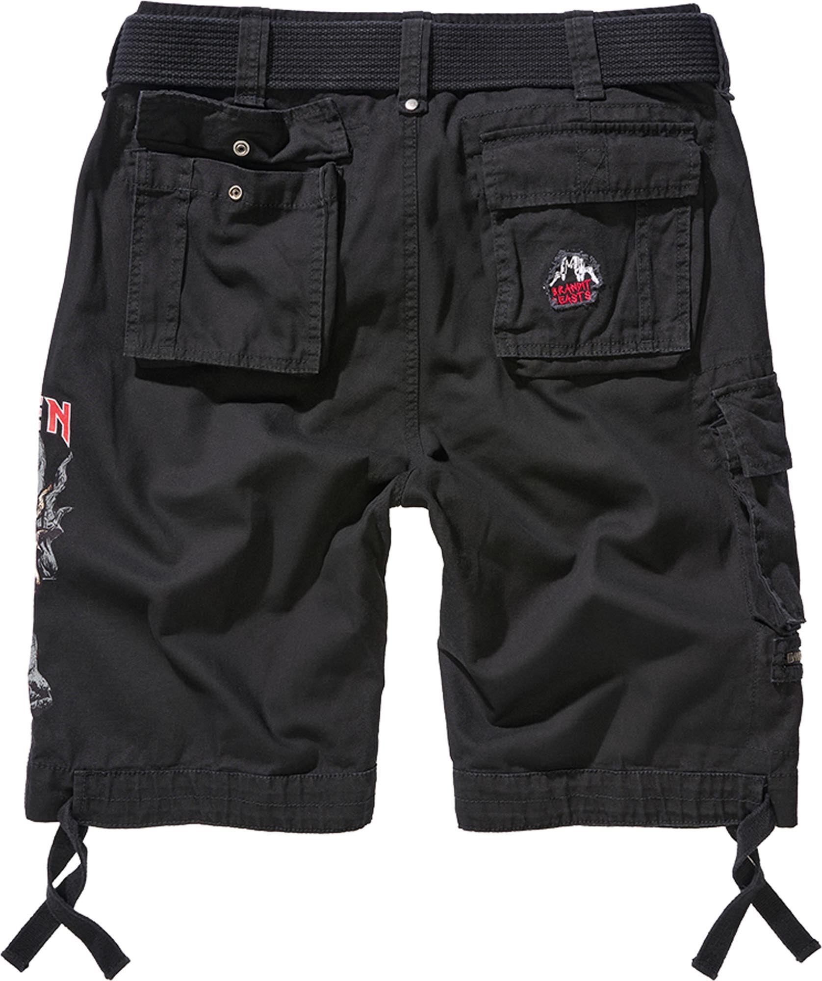 Brandit Iron Maiden Savage The Number of the Beast Black Edition Shorts XL Abbildung 2