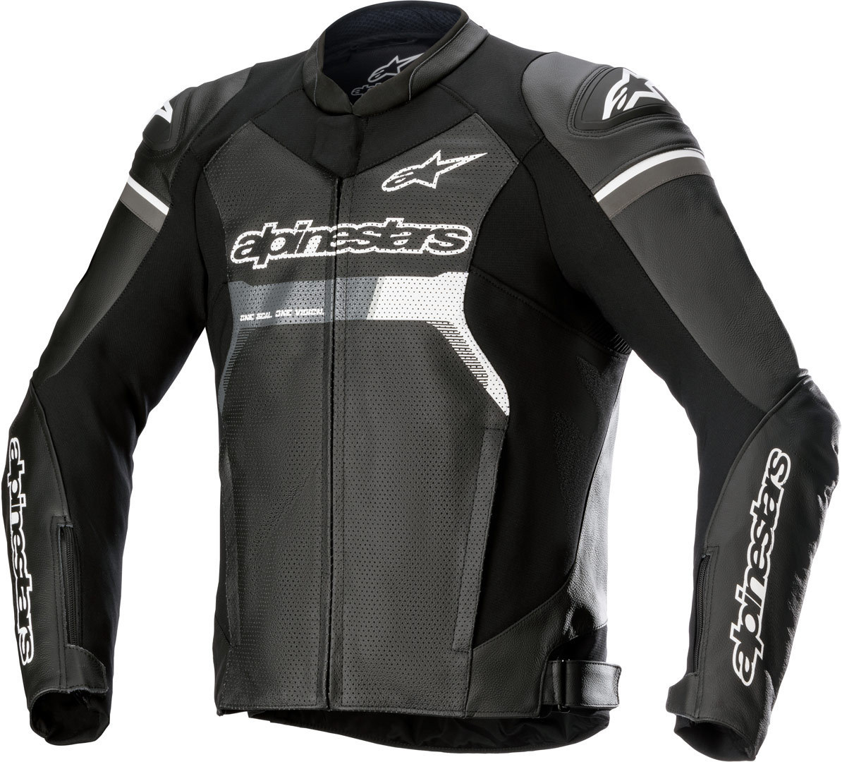 Alpinestars GP Force Airflow Motorcycle Leather Jacket black 48 Figure 1