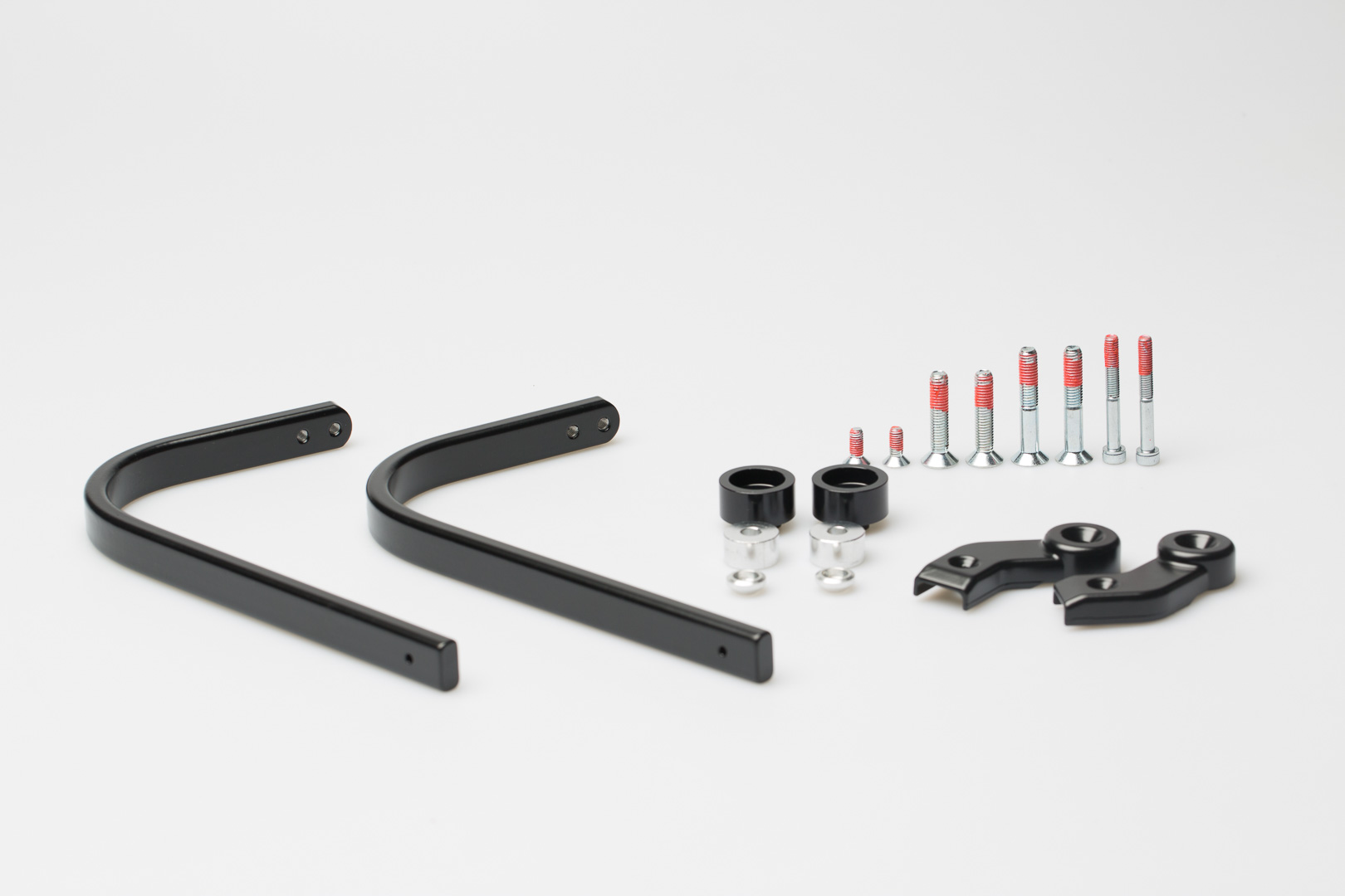 SW-Motech Handguard mounting kit - Black. Handlebars with 6/8mm internal thread. Figure 2