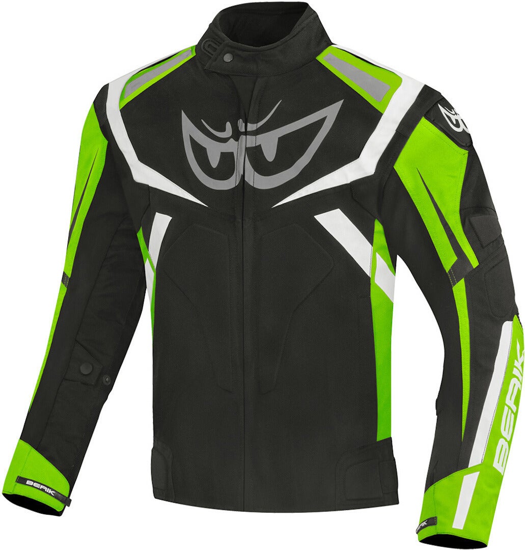 Berik The Eye Waterproof Motorcycle Textile Jacket black/green 50 Figure 1
