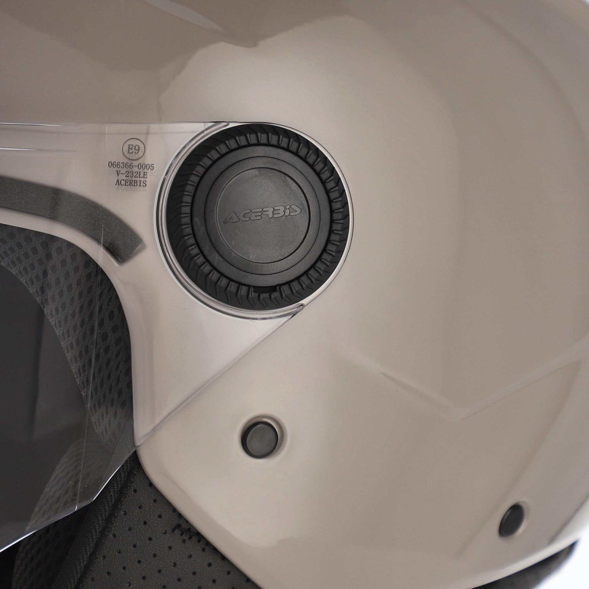 Acerbis Brezza Casco Jet grigio/marrone XL (60/61) Figura 7