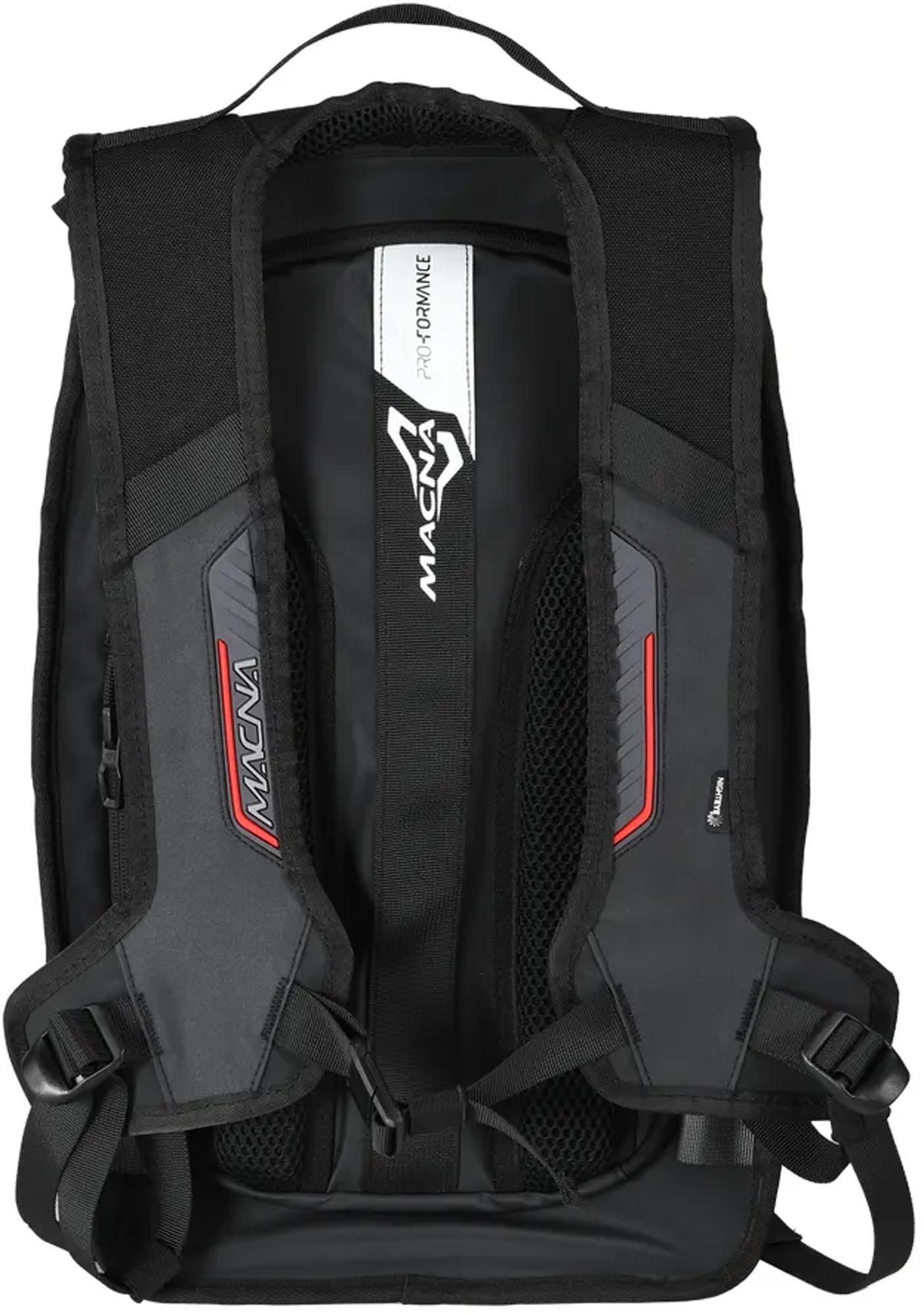 Macna Formance Rucsac impermeabil Negru/Alb/Roșu Figura 2