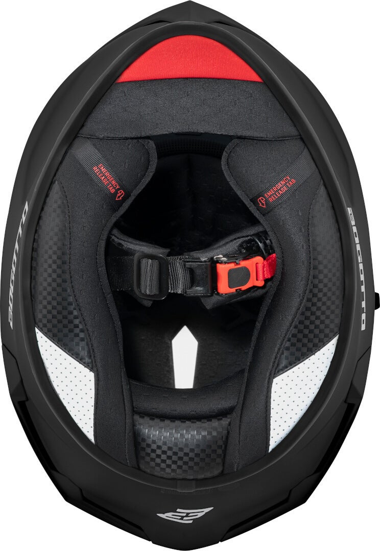 Bogotto Phantom Fiberglass Casco nero opaco S Figura 8