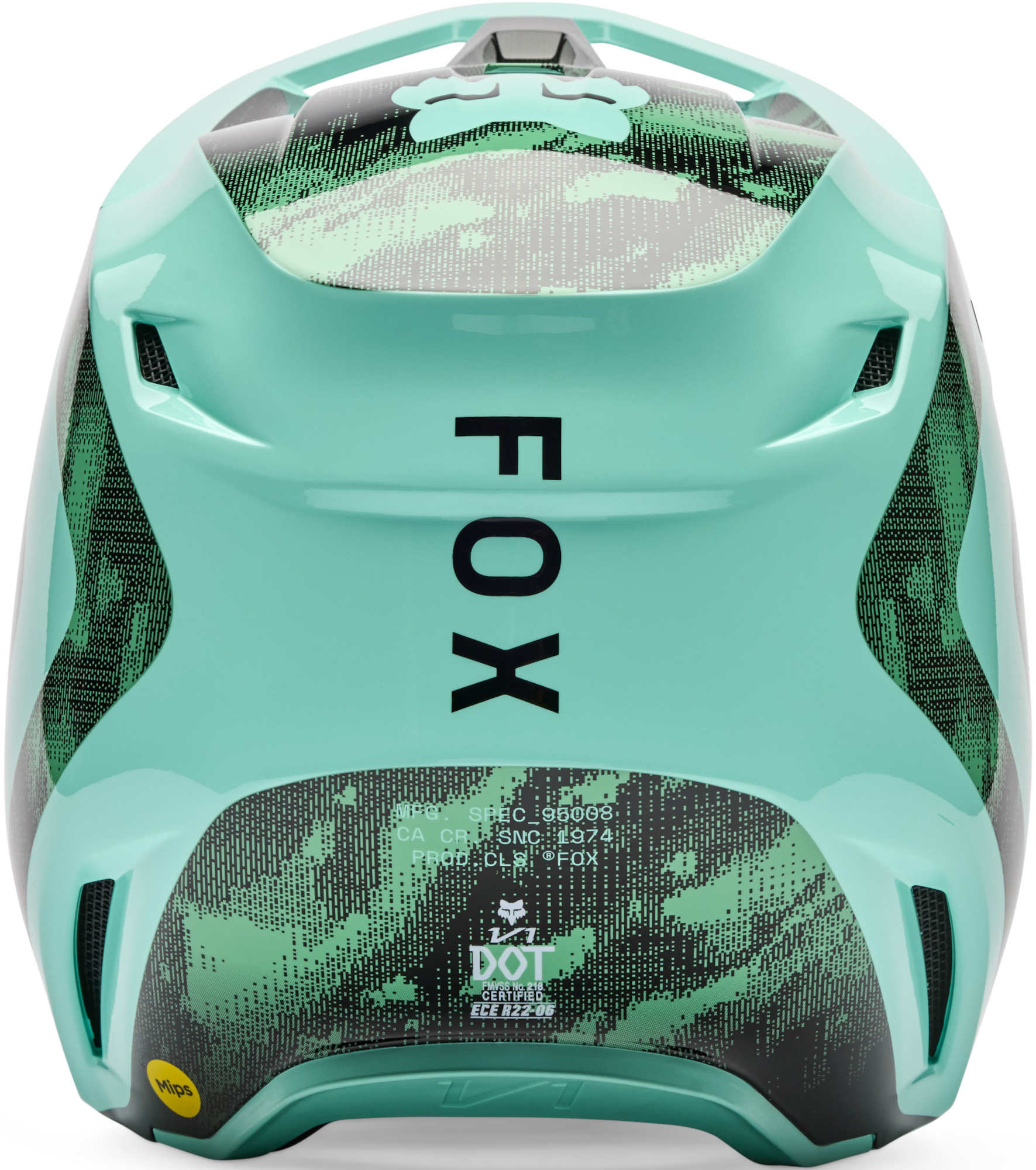 FOX V1 Kairos Cască de motocross pentru tineret turcoaz Y/S (49/51) Figura 5