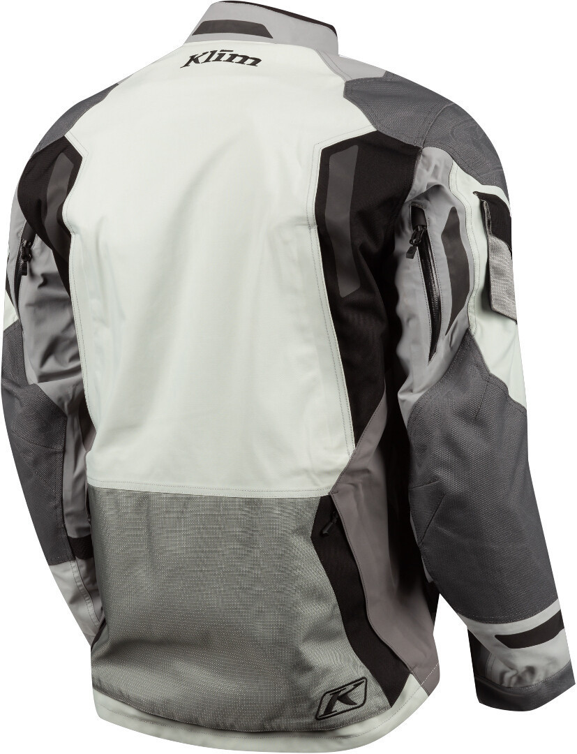 Klim Badlands Pro Motorrad Textiljacke hellgrau/schwarz L Abbildung 6