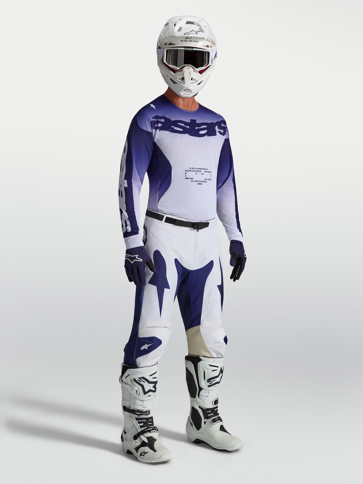 Alpinestars Racer Air Amber Motocrosstrøje S Figur 3