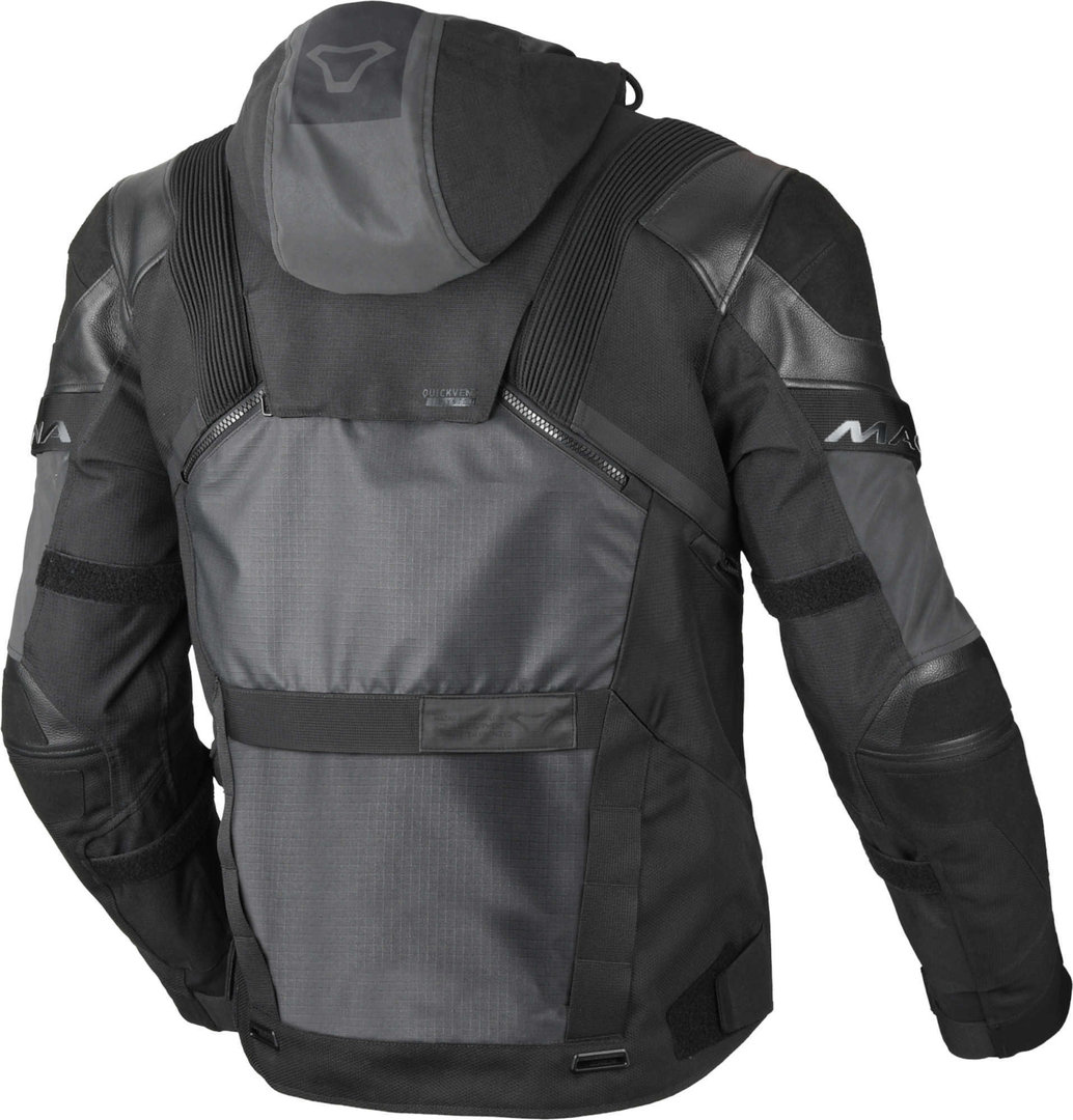Macna Tryton NightEye waterproof Motorcycle Leather/Textile Jacket black M Figure 4