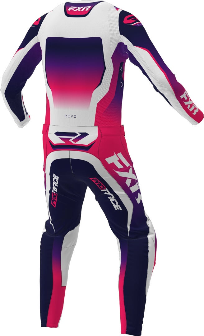 FXR Revo 2025 Calças de motocross para jovens roxo/rosa 26 Figura 4