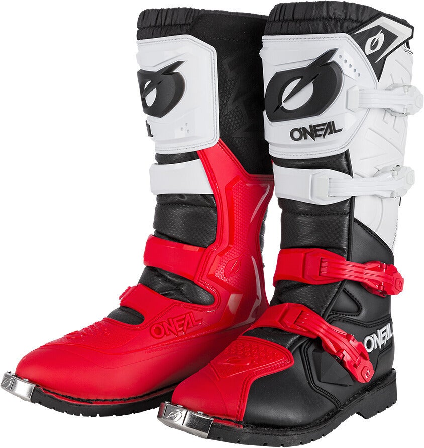Oneal Rider Pro Motocross Stiefel schwarz/weiß/rot 44 Abbildung 1