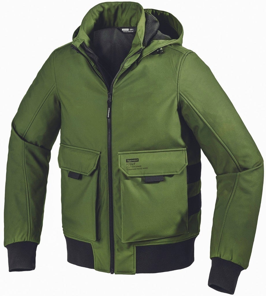 Spidi Metromover H2Out Veste textile moto Vert militaire M Figure 1