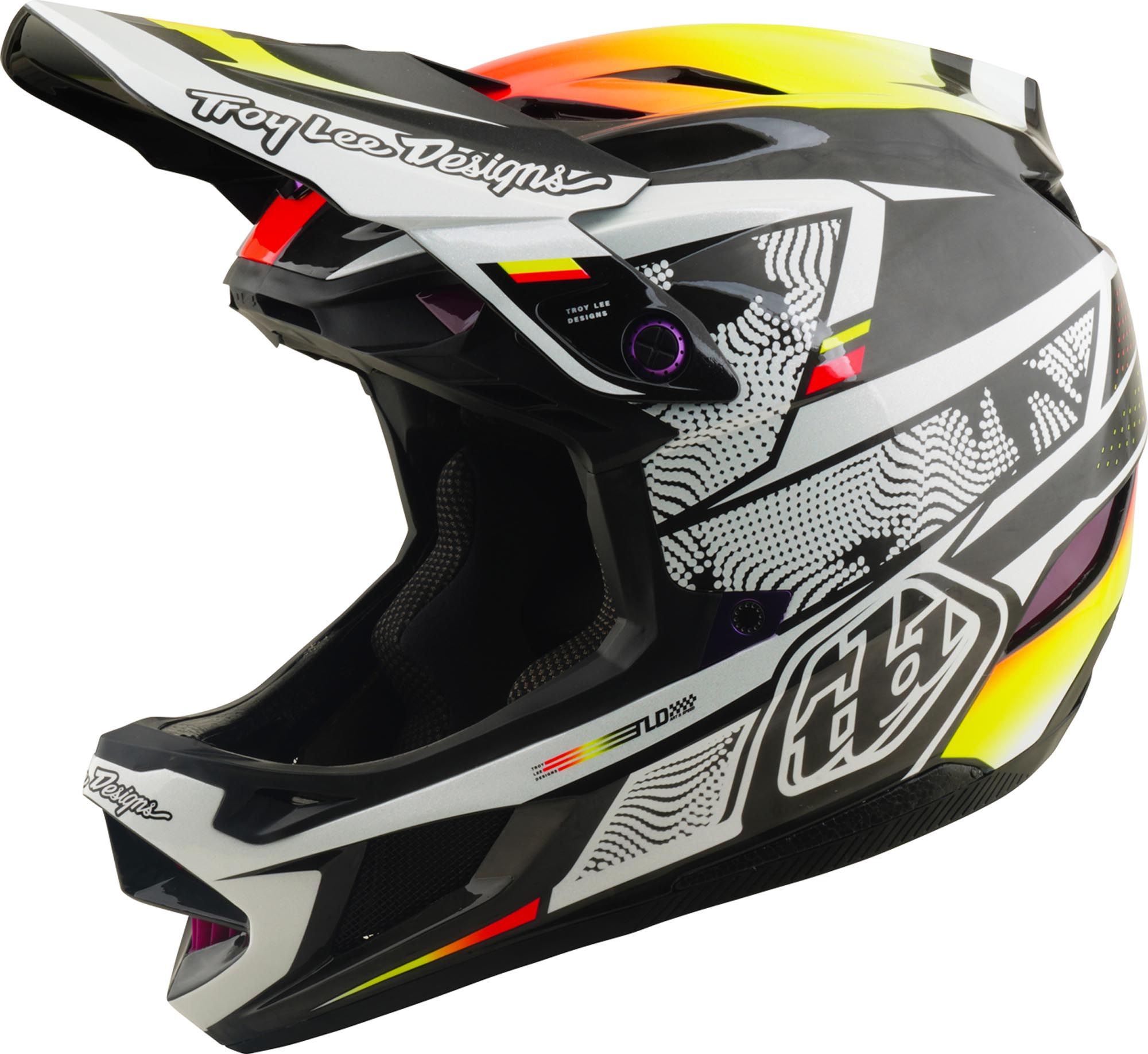 Troy Lee Designs D4 Carbon MIPS Lined Up Comando de Descida Artigo principal Figura 1