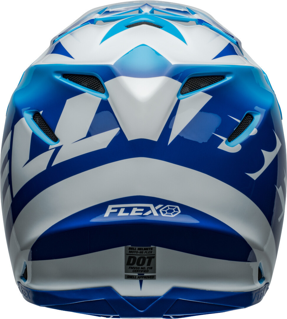 Bell Moto-9S Flex Rail Cască de motocross Albastru/Alb L (58/59) Figura 6