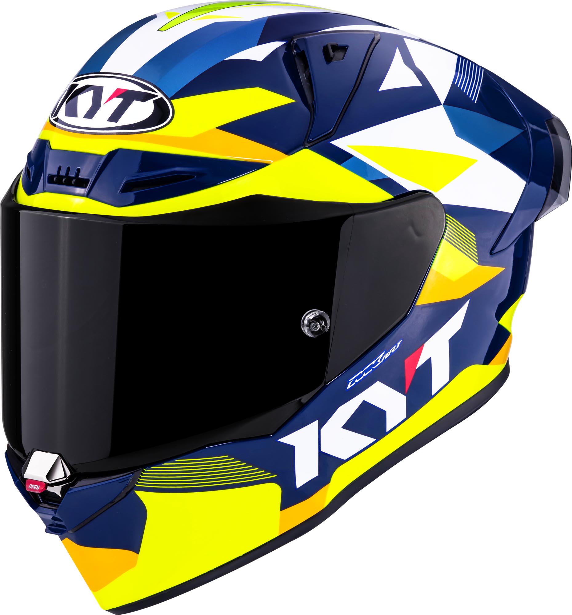 KYT R1R Diamond Helmet blue/yellow L (59/60) Figure 1