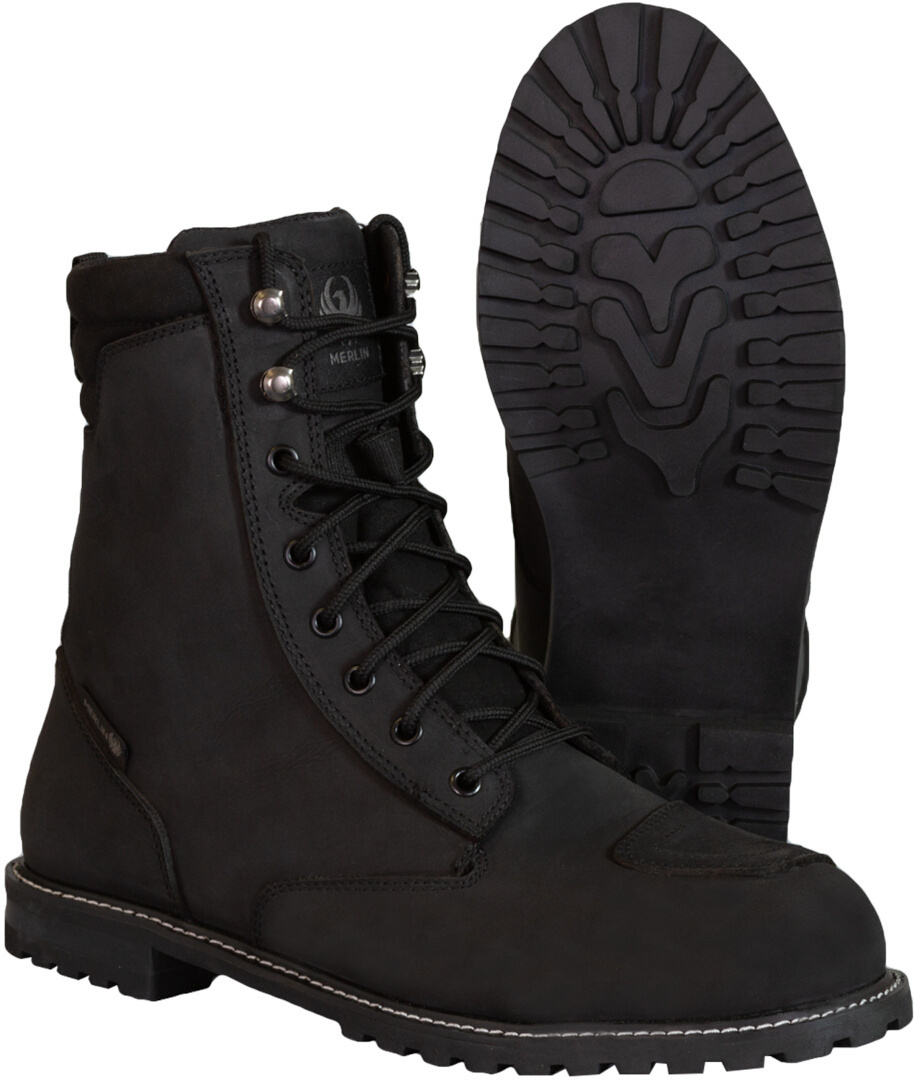 Merlin G24 Drax II D3O Motorcycle Boots black 10 Figure 3