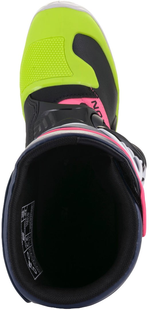 Alpinestars Tech 3S Ungdom Motocross Støvler sort/blå/gul 38 Figur 3