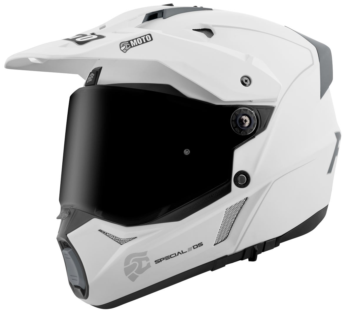 FC-Moto Merkur Pro Straight Enduro Helmet white matt S Figure 2