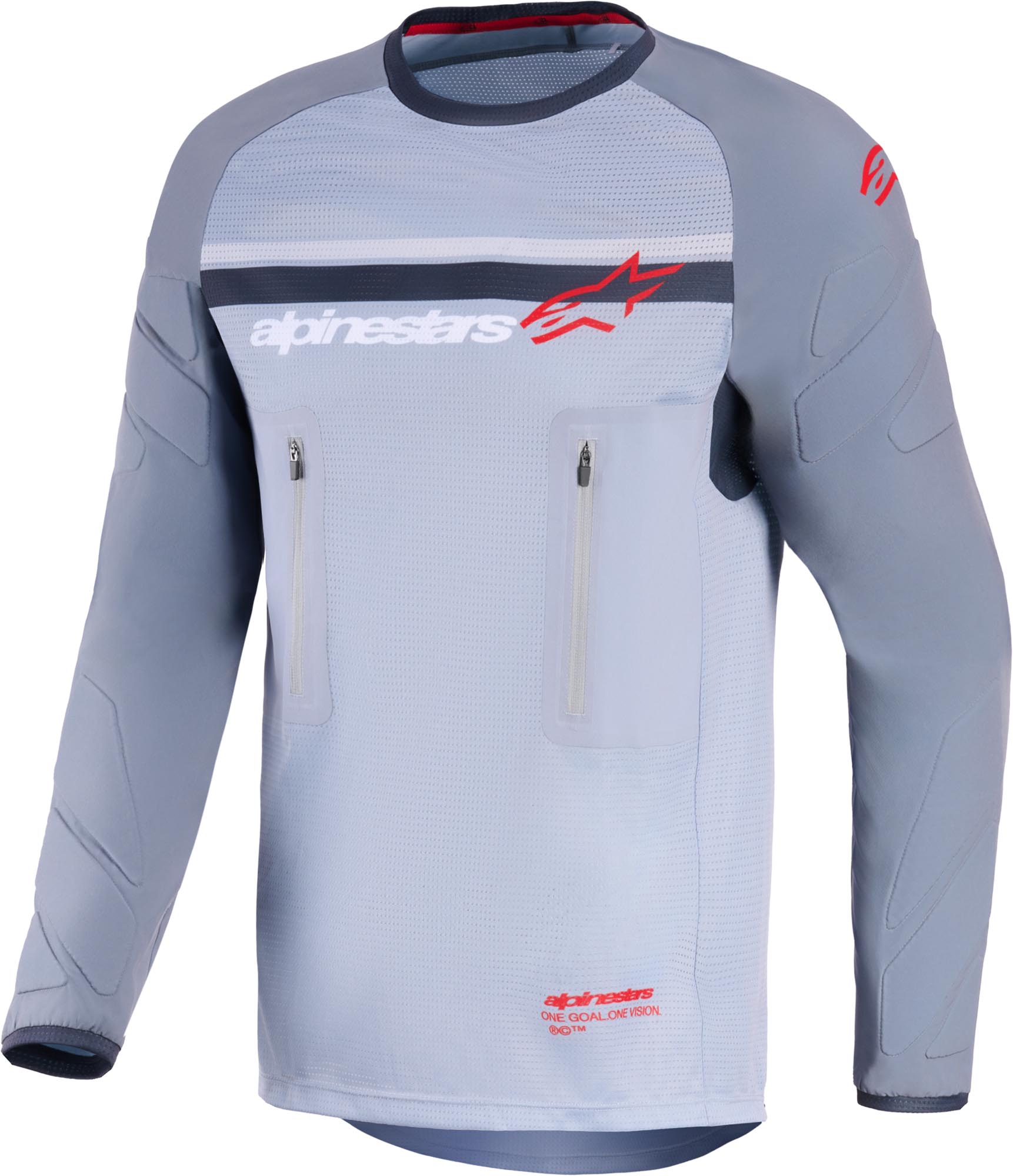 Alpinestars Maxdura Dual Motocross Jersey grau L Abbildung 1