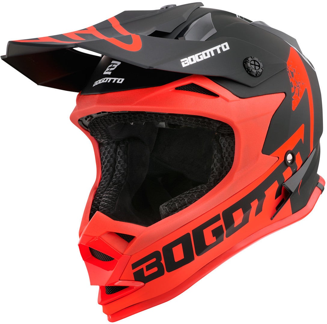 Bogotto V321 Soulcatcher Motocross Helm rot/schwarz S Abbildung 1