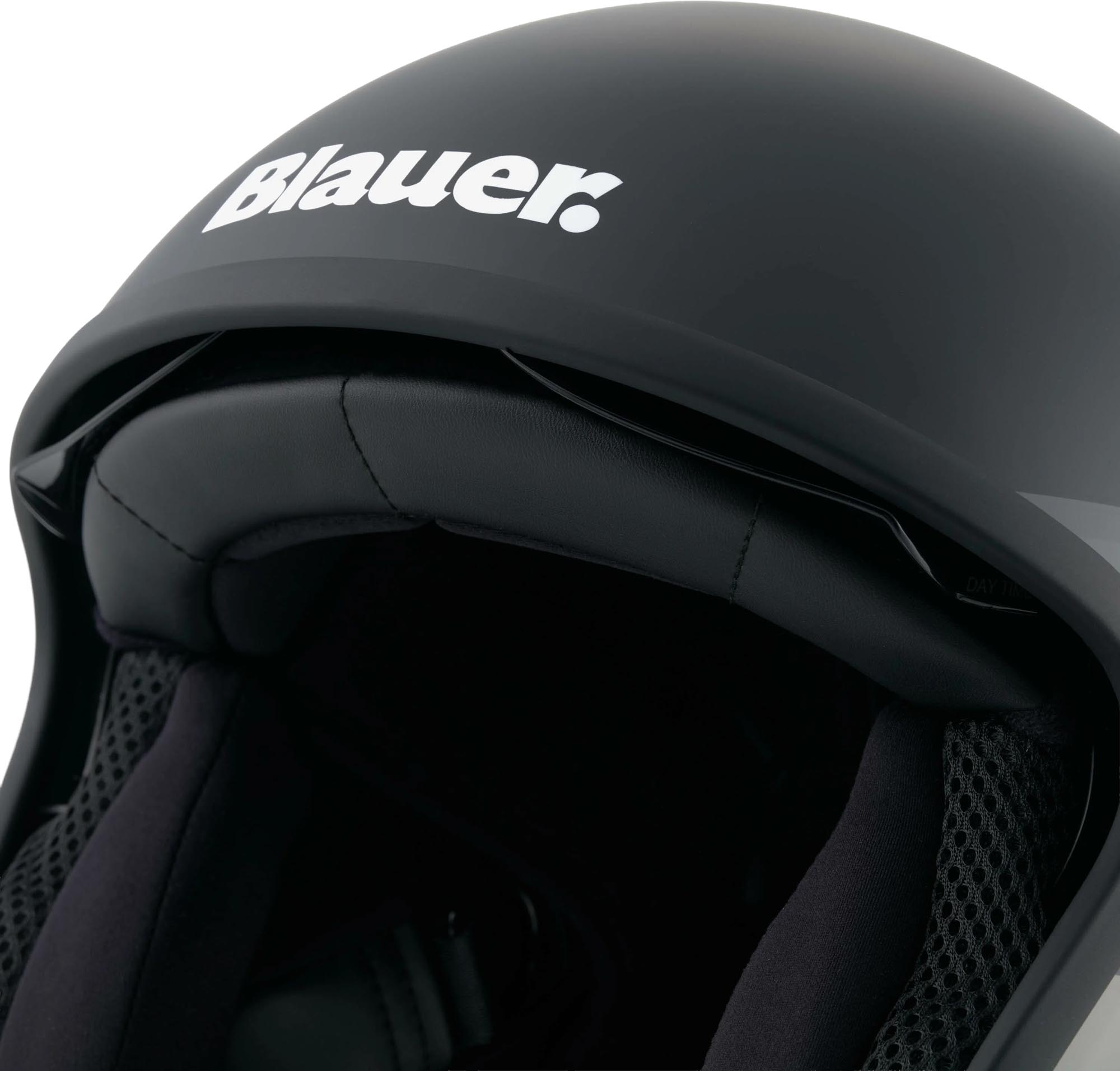 Blauer Pilot 4.0 Jethelm schwarz matt/weiß M Abbildung 4