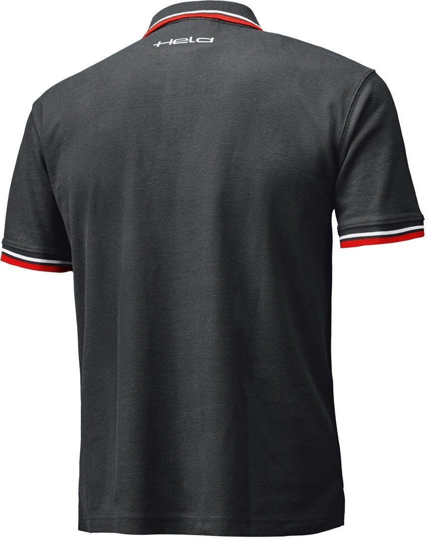 Held Bikers Polo Shirt black/red XXL Figure 2