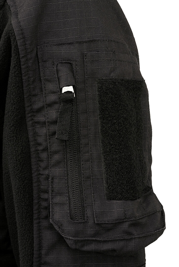Brandit Ripstop Fleece Jacke schwarz M Abbildung 2